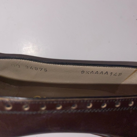 Salvatore Ferragamo Brown Oxford Block Heels size 9.5 AAAA - Picture 5 of 8